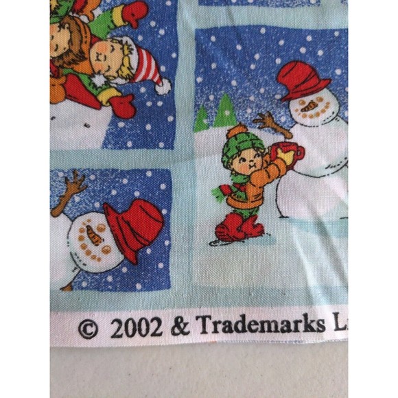 Campbells Soup Company 2002 Christmas Winter Scene Vintage Fabric by the Yard - Picture 4 of 7